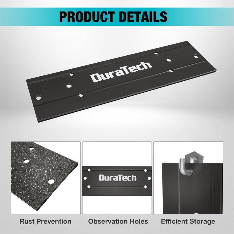 DURATECH 12 Inch Sheet Metal Bender, Folding Tool for Duct Bending, Hand Seamer with 3/8" & 1" Fold Depths, Ideal for HVAC, Roofing & Metal Fabrication, Gray - Image 4